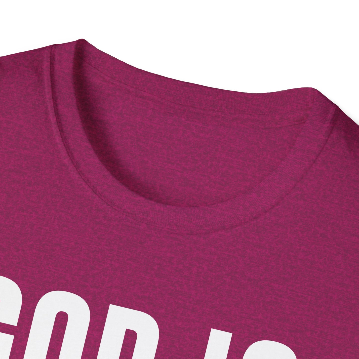 WOMENS God Is Unstoppable Unisex Softstyle T-Shirt - Inspirational Casual Tee for Faith, Church Events, Gift for Christian Friends, [...]