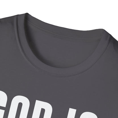 WOMENS God Is Unstoppable Unisex Softstyle T-Shirt - Inspirational Casual Tee for Faith, Church Events, Gift for Christian Friends, [...]