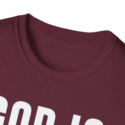 WOMENS God Is Unstoppable Unisex Softstyle T-Shirt - Inspirational Casual Tee for Faith, Church Events, Gift for Christian Friends, [...]